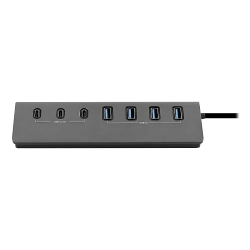 t-nb-hub-7en1-usb-a-usb-c-3-0-aluminium-4x-usb-a-3x-usb-c image 1