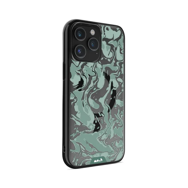 mous-sage-green-coque-de-protection-t-l-phone-marbled-magsafe-iphone-14-14-plus image 1
