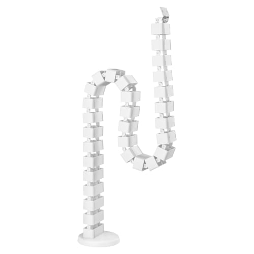 t-nb-guide-c-ble-articul-avec-base-m-tal-blanc-130-cm image 1
