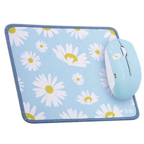 t-nb-pack-daisy-collection-exclusiv-souris-sans-fil-tapis-marguerites image 1