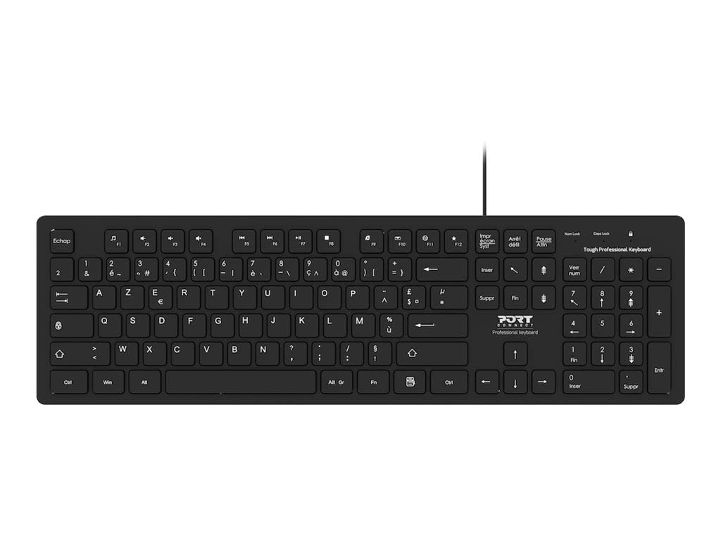 port-designs-port-connect-clavier-de-bureau-usb-a-azerty-104-touches-noir image 8