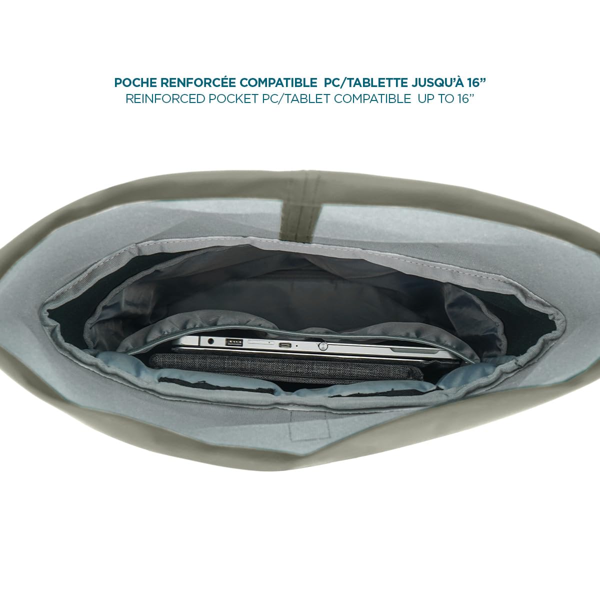 mobilis-origine-sac-dos-urbain-roll-top-16l-pour-pc-14-16-gris-mineral-d-perlant image 5