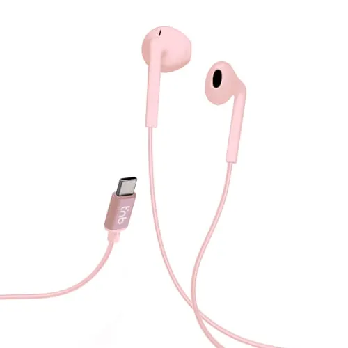t-nb-c-buds-couteurs-filaires-usb-c-rose image 1