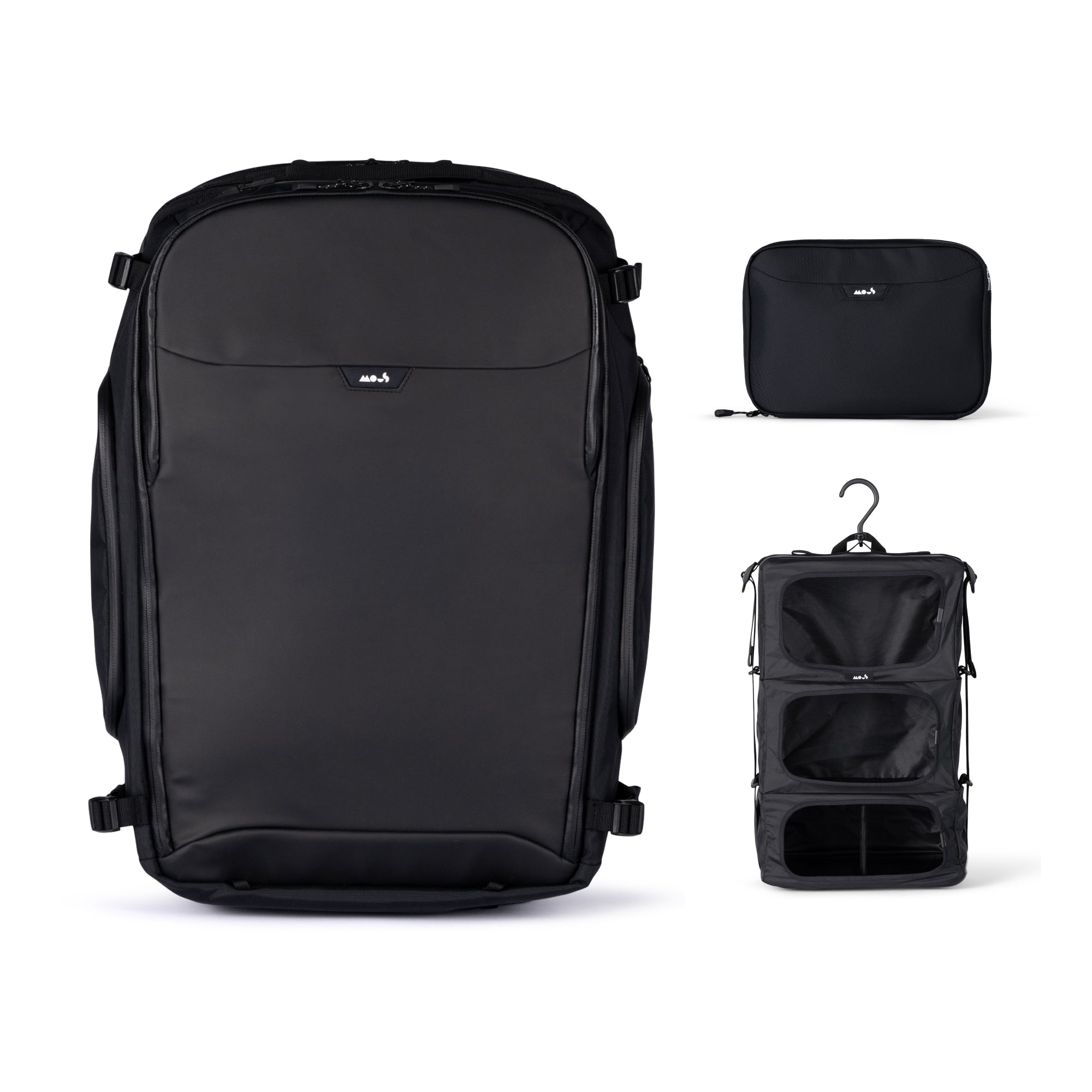 mous-optimal-travel-bundle-40-litres-bagage-cabine-noir-airofoam image 1