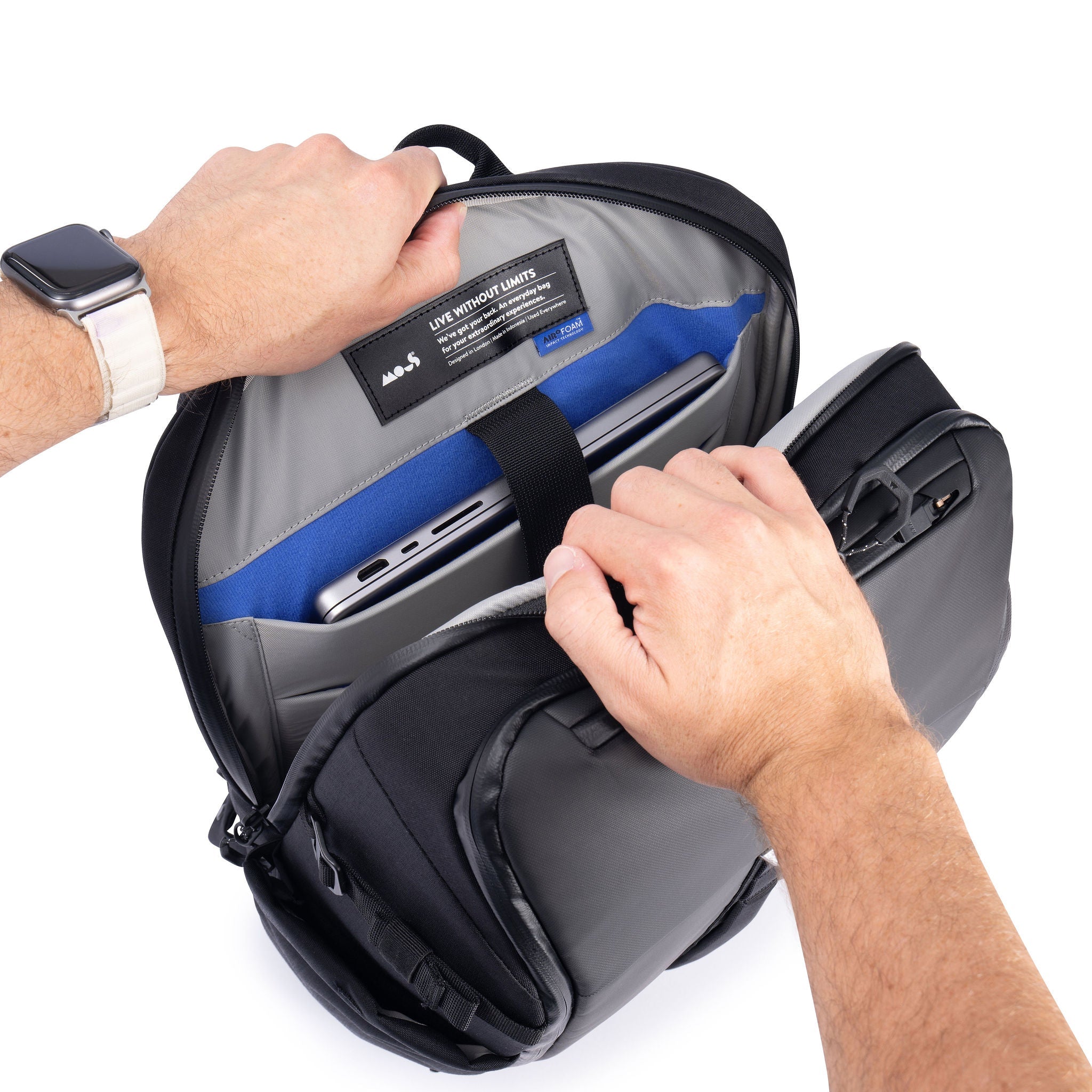 mous-extreme-commuter-sac-dos-zip-18-litres-noir image 8