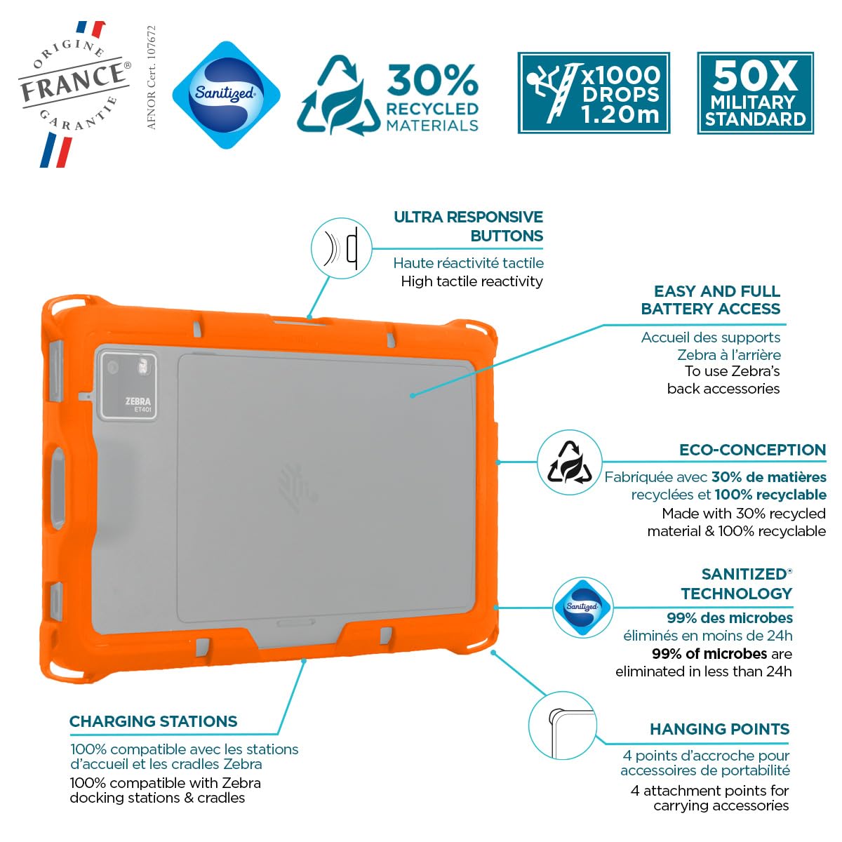 mobilis-protech-coque-tablette-zebra-et401-10-avec-scanner-orange-fluo image 3