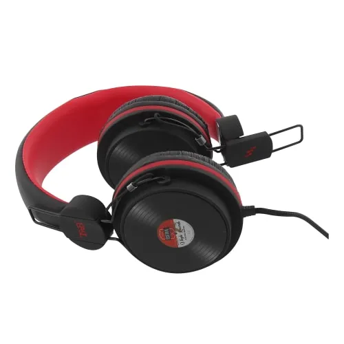t-nb-casque-filaire-be-color-jack-3-5mm-noir-pliable image 1