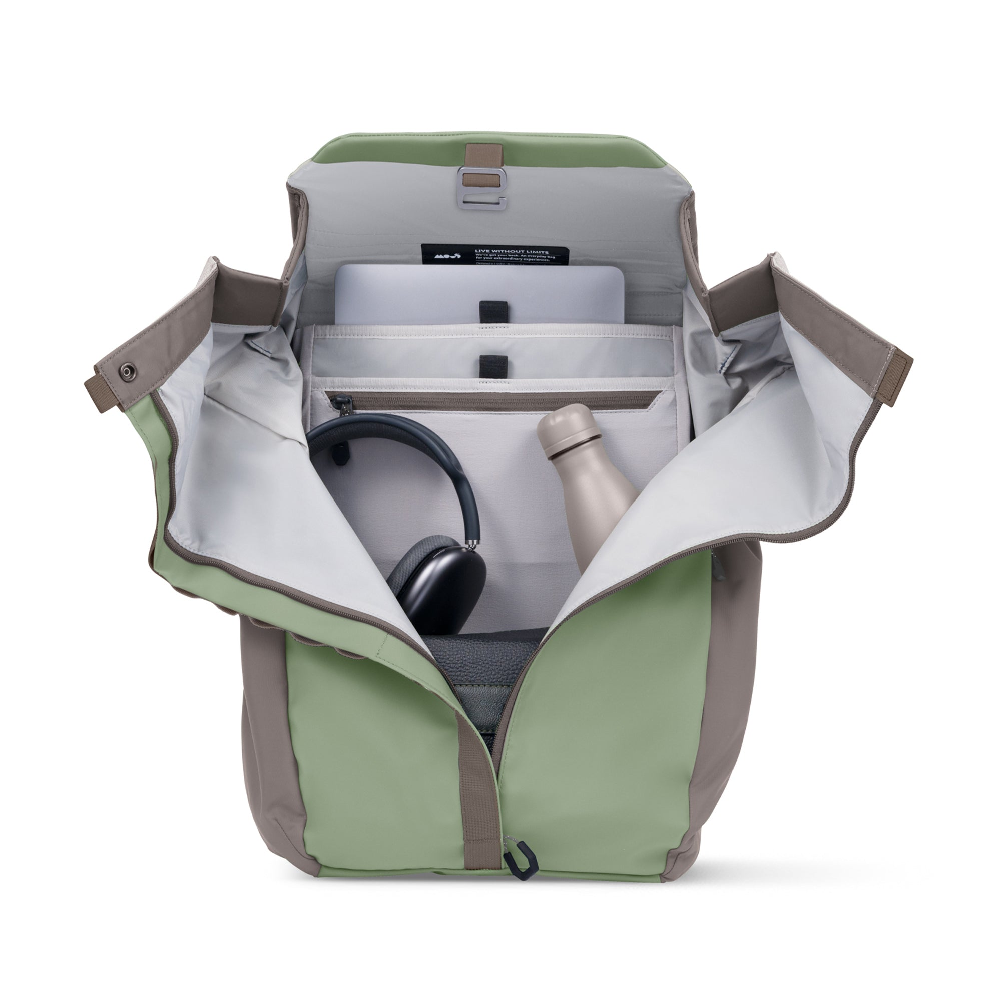 mous-day-sac-dos-20-litres-vert-sauge-rabat image 3