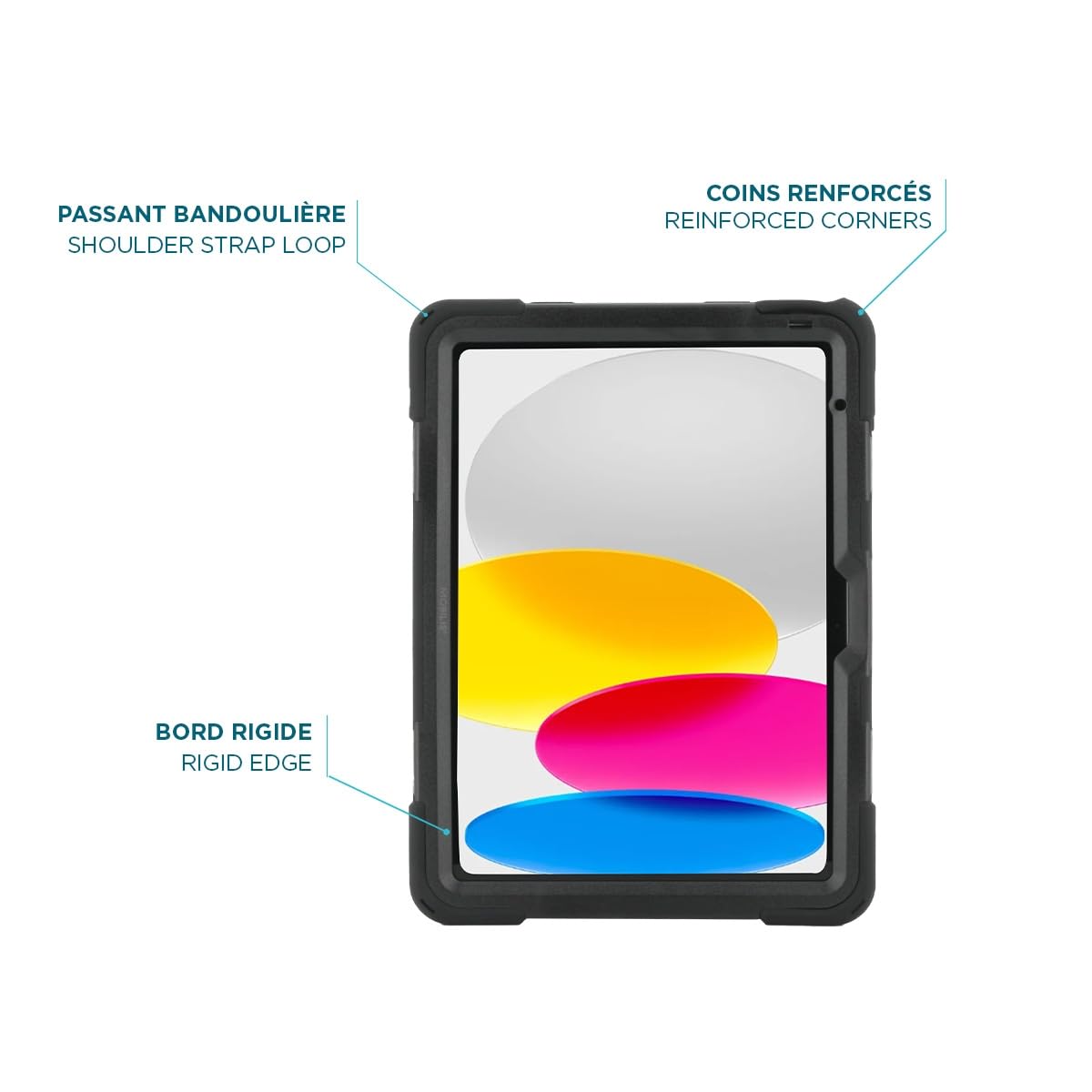 mobilis-all-in-case-coque-renforc-e-pour-ipad-11-2025-10-9-10e-gen-avec-bandouli image 6