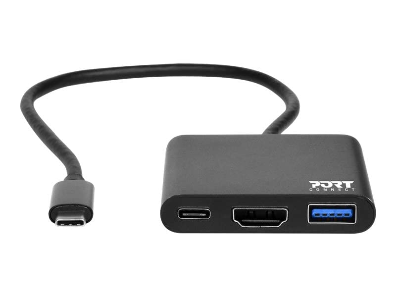 port-connect-mini-station-d-accueil-usb-c-hdmi-4k-60w-3-ports image 3
