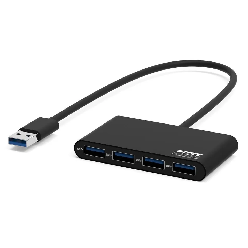 port-designs-port-connect-hub-usb-a-4-ports-usb-3-0-5-gb-s image 1