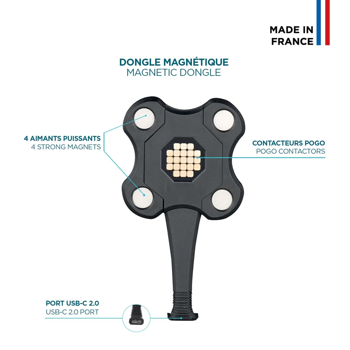 mobilis-energia-mobile-dongle-r-cepteur-magn-tique-pogo-pin-usb-c-2-0-charge-65w image 3