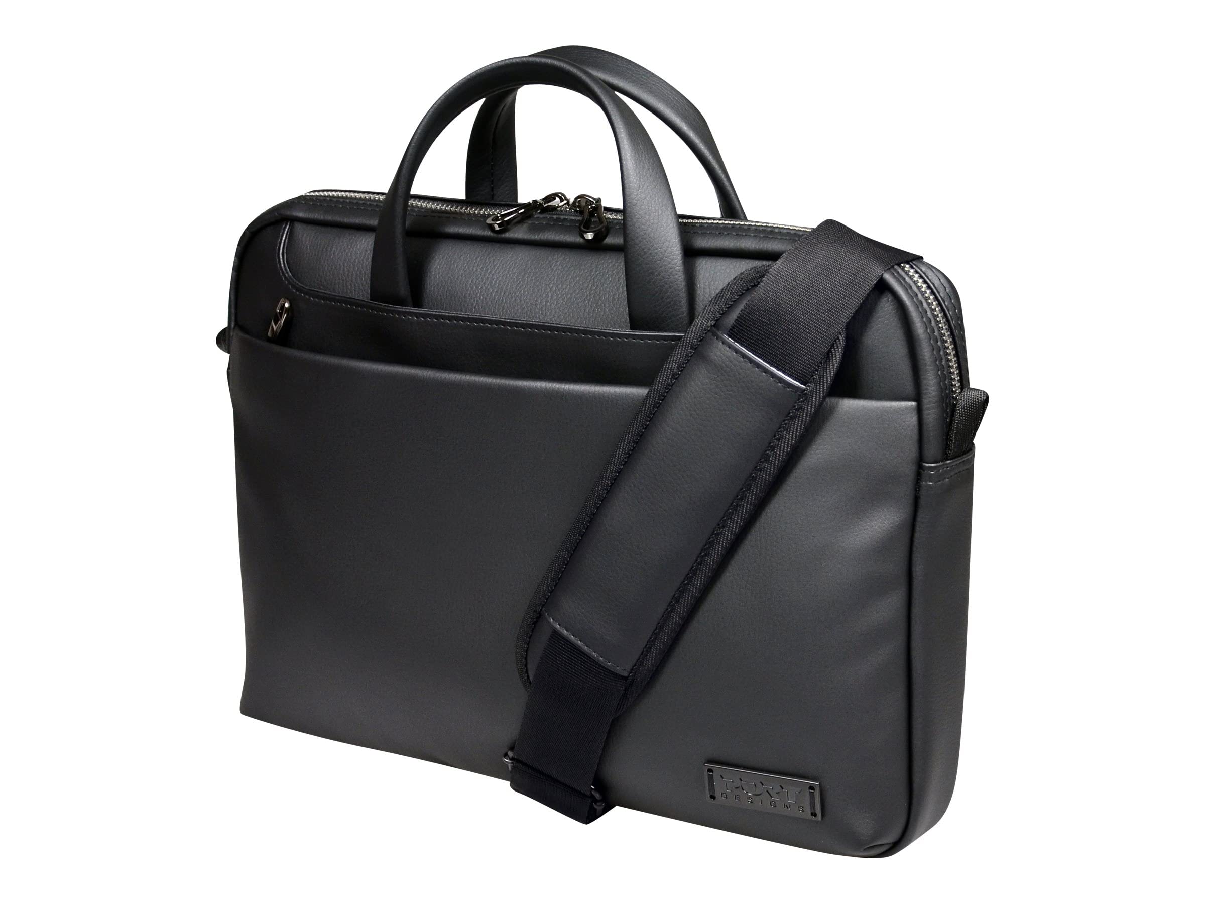 port-designs-zurich-toploading-sacoche-pc-13-3-14-pouces-simili-cuir-noire image 6