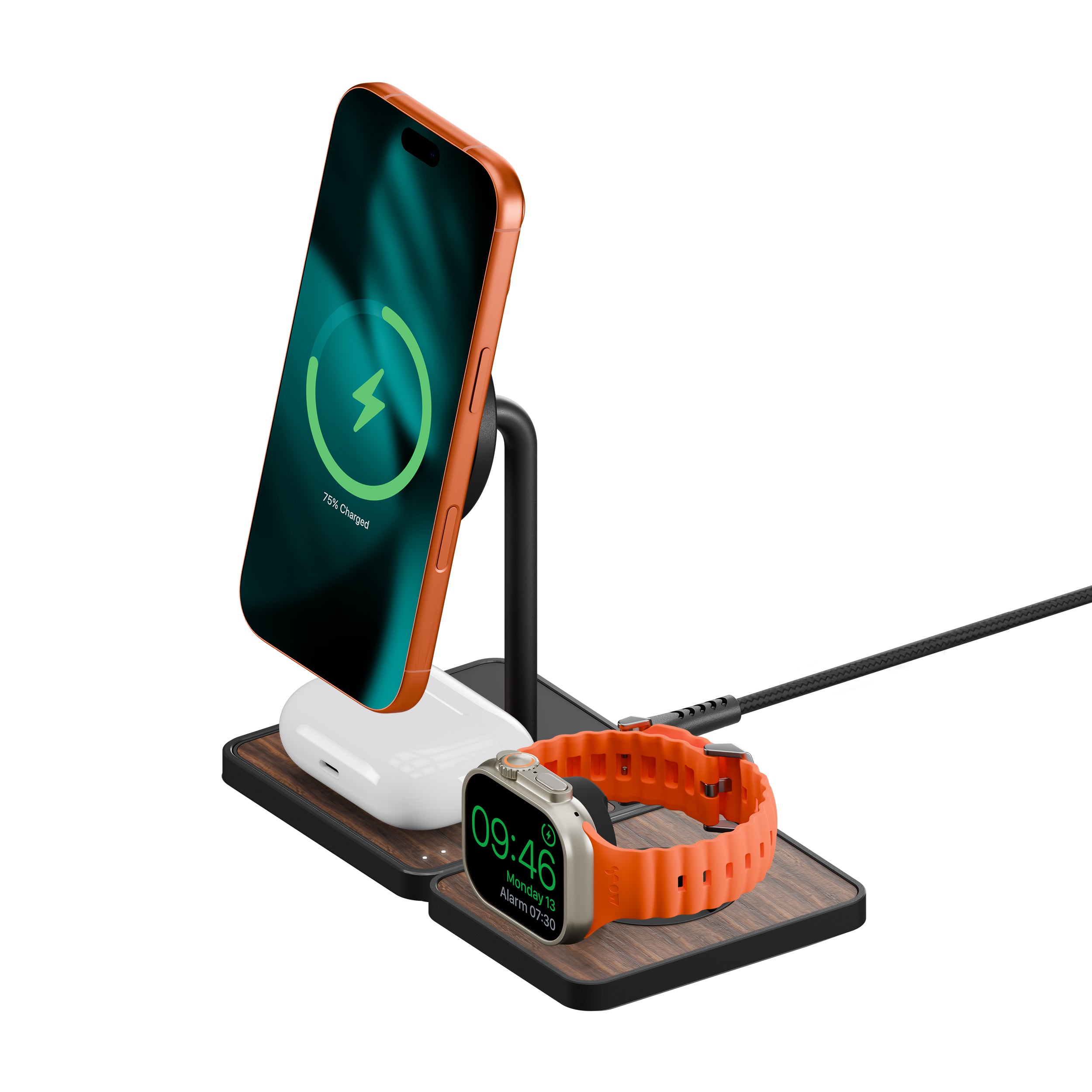 mous-station-de-charge-sans-fil-chargeur-apple-watch-noyer image 1