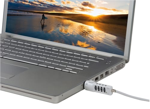 t-nb-blanc-c-ble-antivol-code-4-chiffres-1-8-m-pour-ordinateur-portable image 1