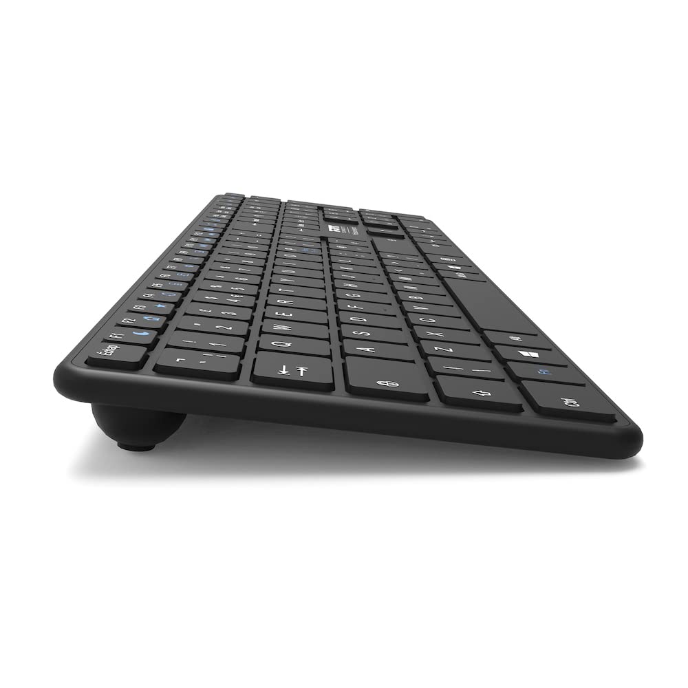port-designs-port-connect-clavier-bluetooth-rechargeable-usb-c-bureau-noir-uk image 3