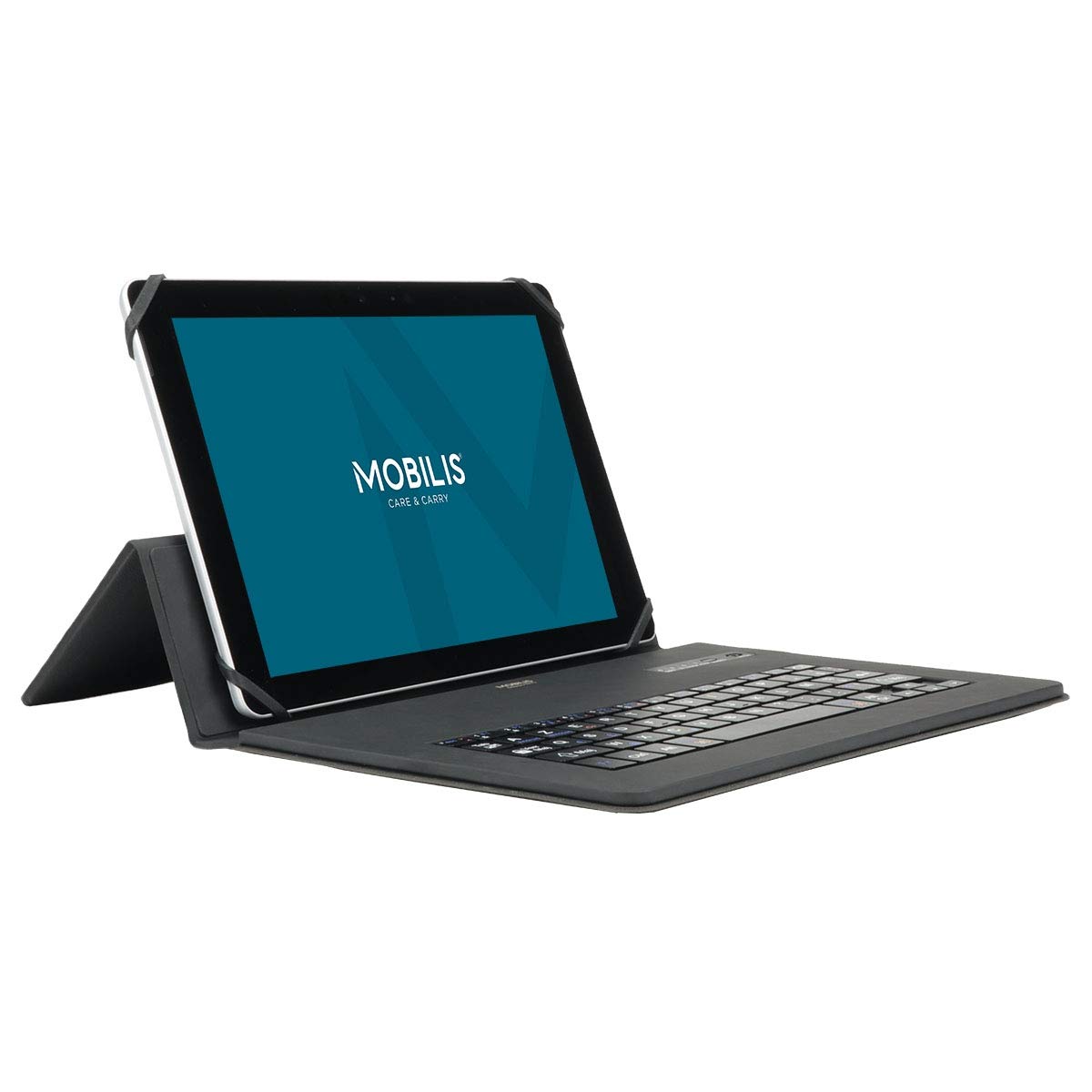mobilis-activ-housse-clavier-bluetooth-azerty-9-11-folio-noire-ios-android-windo image 5