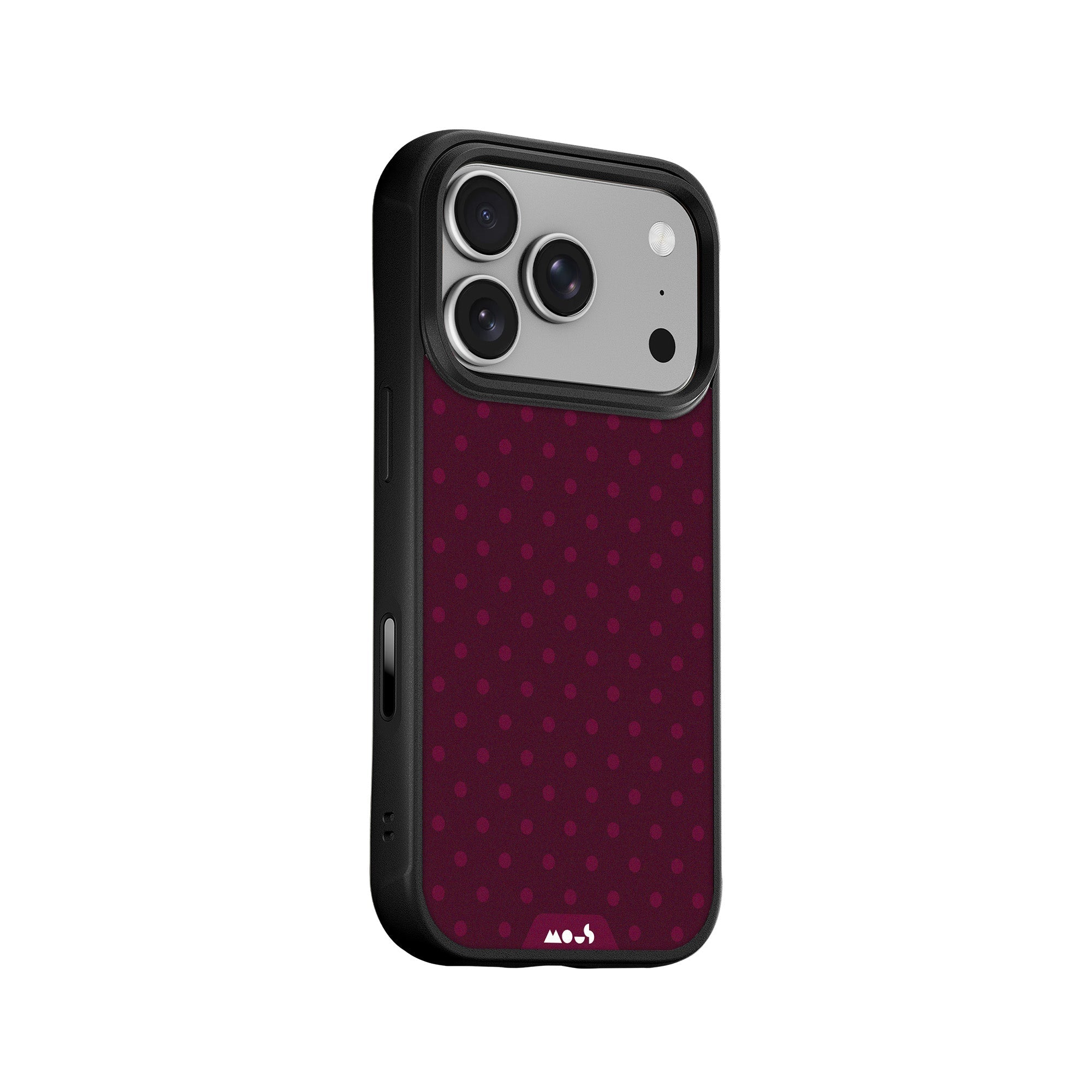 mous-bordeaux-protective-phone-case-polka-dots image 1