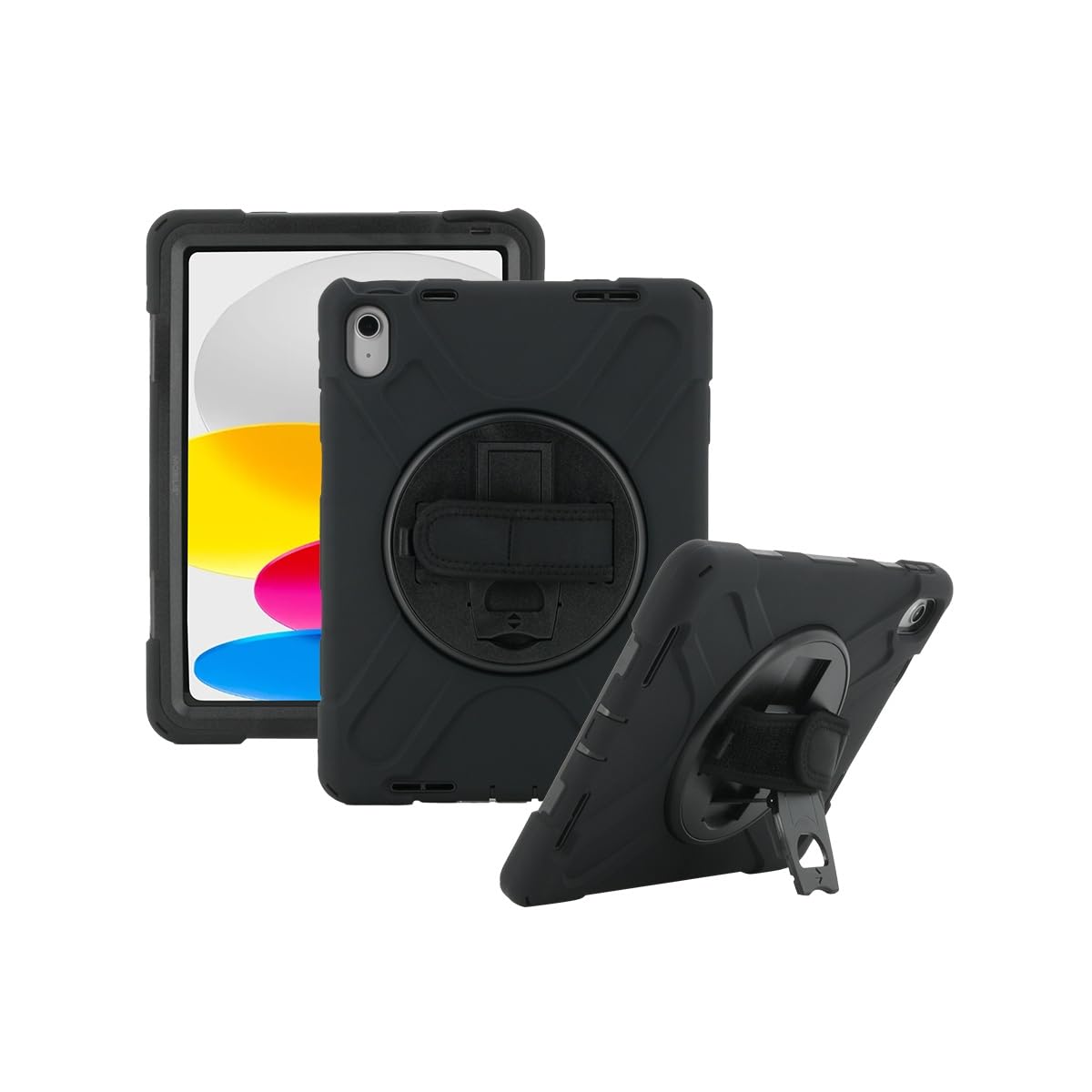 mobilis-all-in-case-coque-renforc-e-pour-ipad-11-2025-10-9-10e-gen-avec-bandouli image 2
