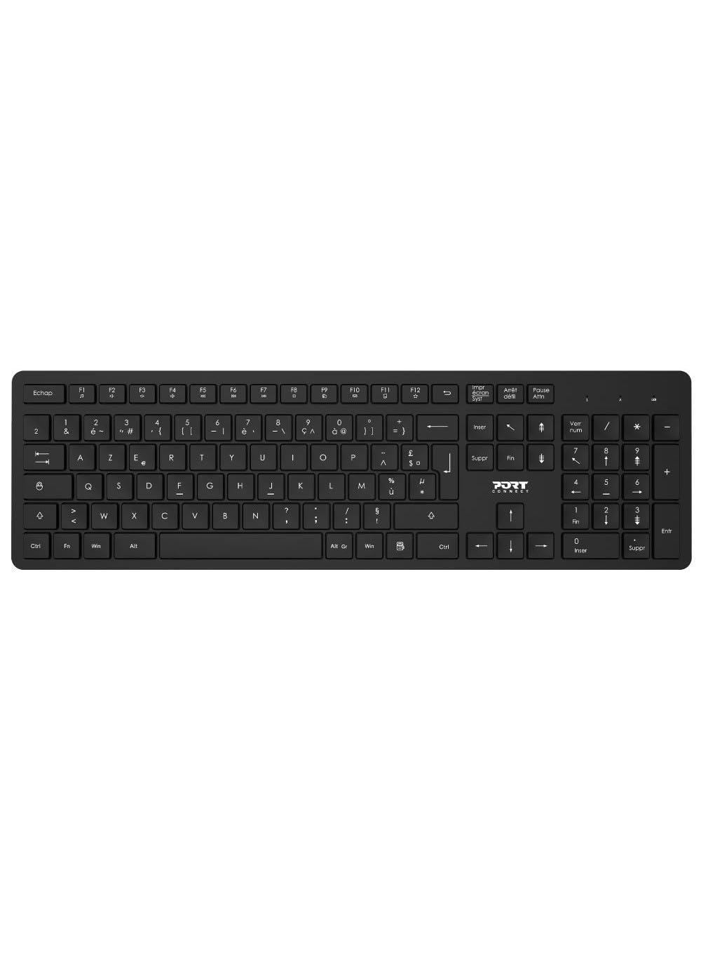 port-designs-port-connect-executive-slim-clavier-bluetooth-5-0-azerty-noir image 3