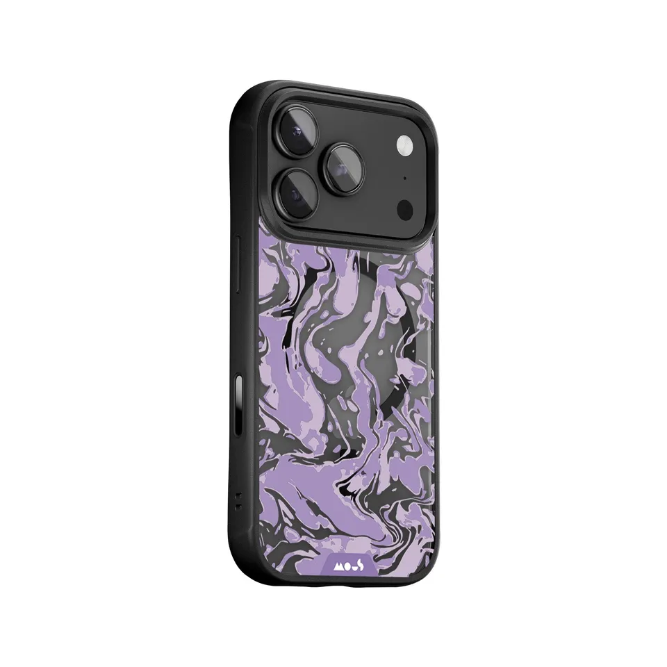 mous-lilac-marbled-magsafe-coque-de-t-l-phone-protective image 1