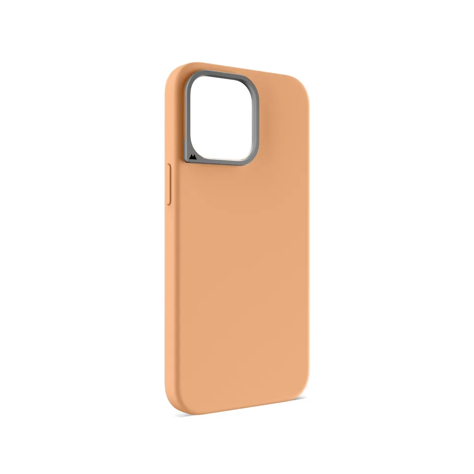 mous-minimalist-coque-silicone-magsafe-abricot-iphone-14-pro-max image 1