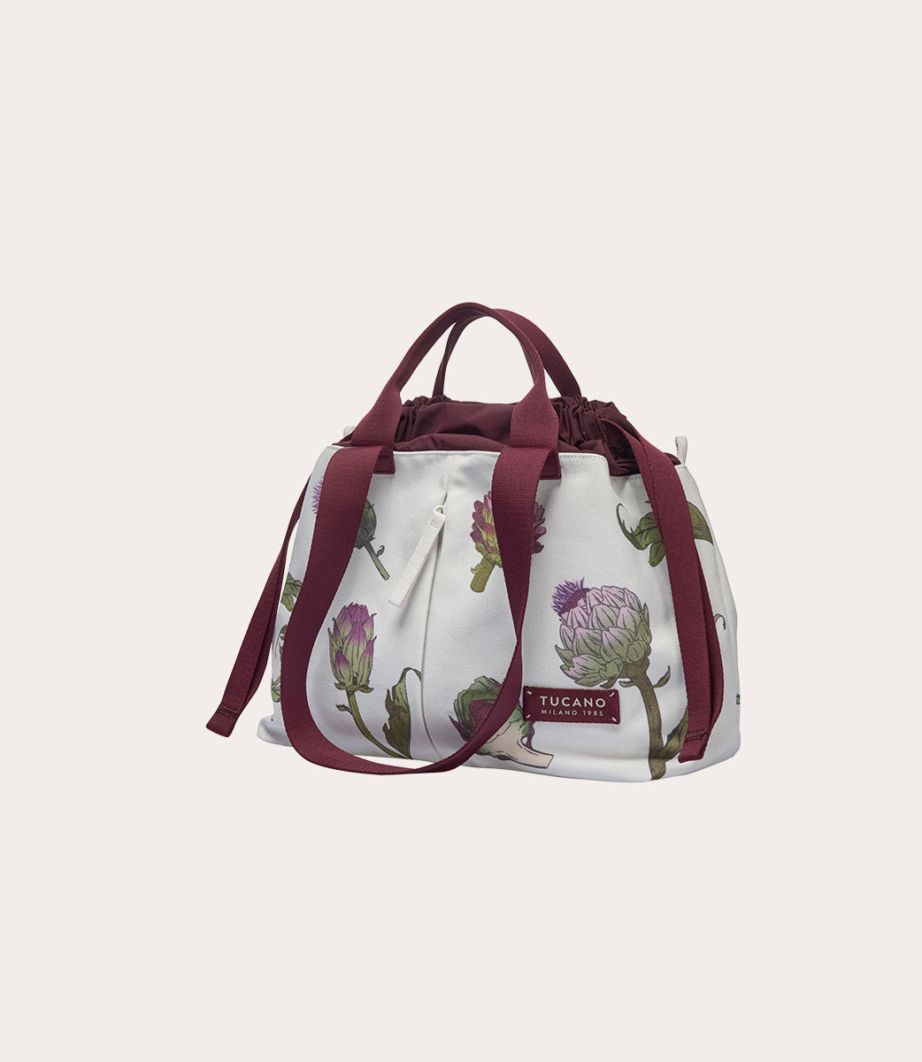 tucano-carry-artichoke-small-sac-shopper-toile-imprim-botanique image 2
