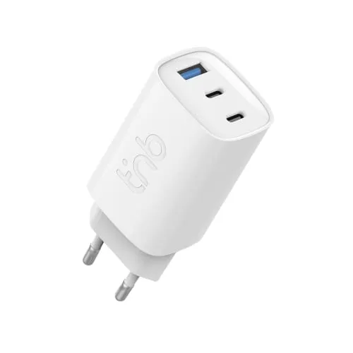 t-nb-chargeur-secteur-gan-3-usb-65w-power-delivery-2x-usb-c-usb-a image 1