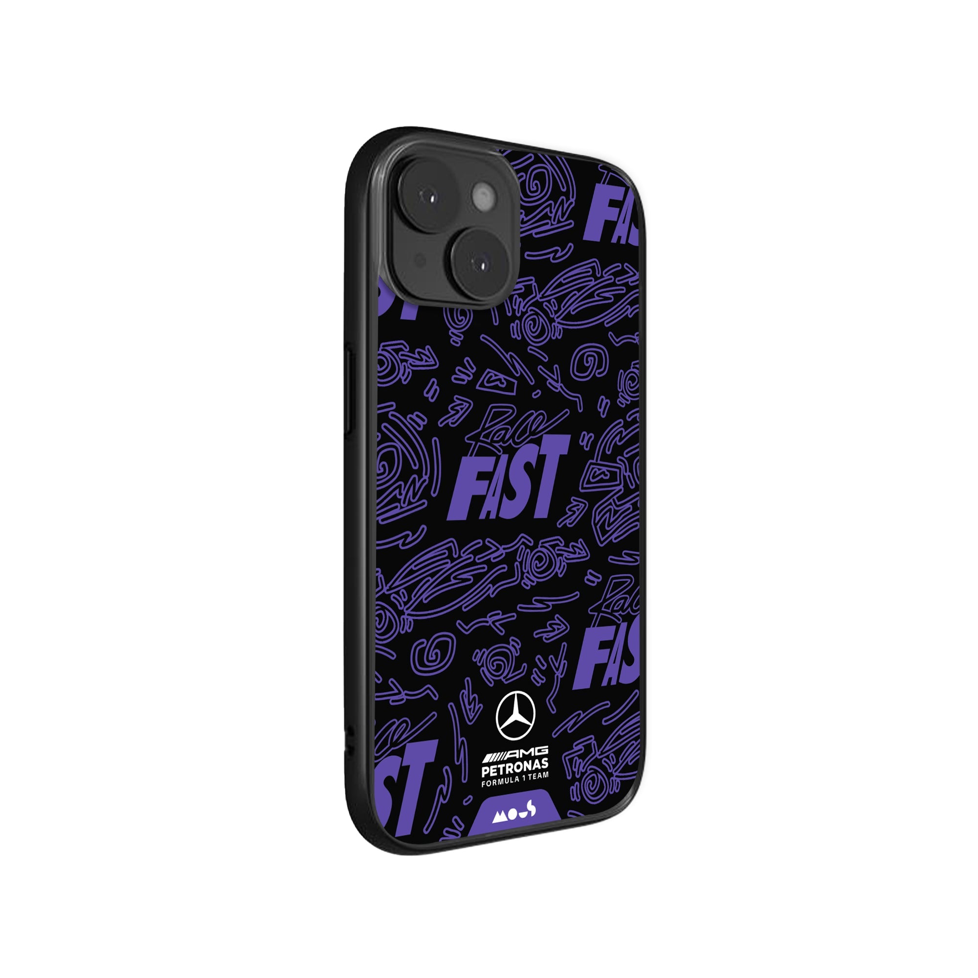 mous-race-day-violet-coque-de-protection-mercedes-amg-petronas-f1-magsafe image 2