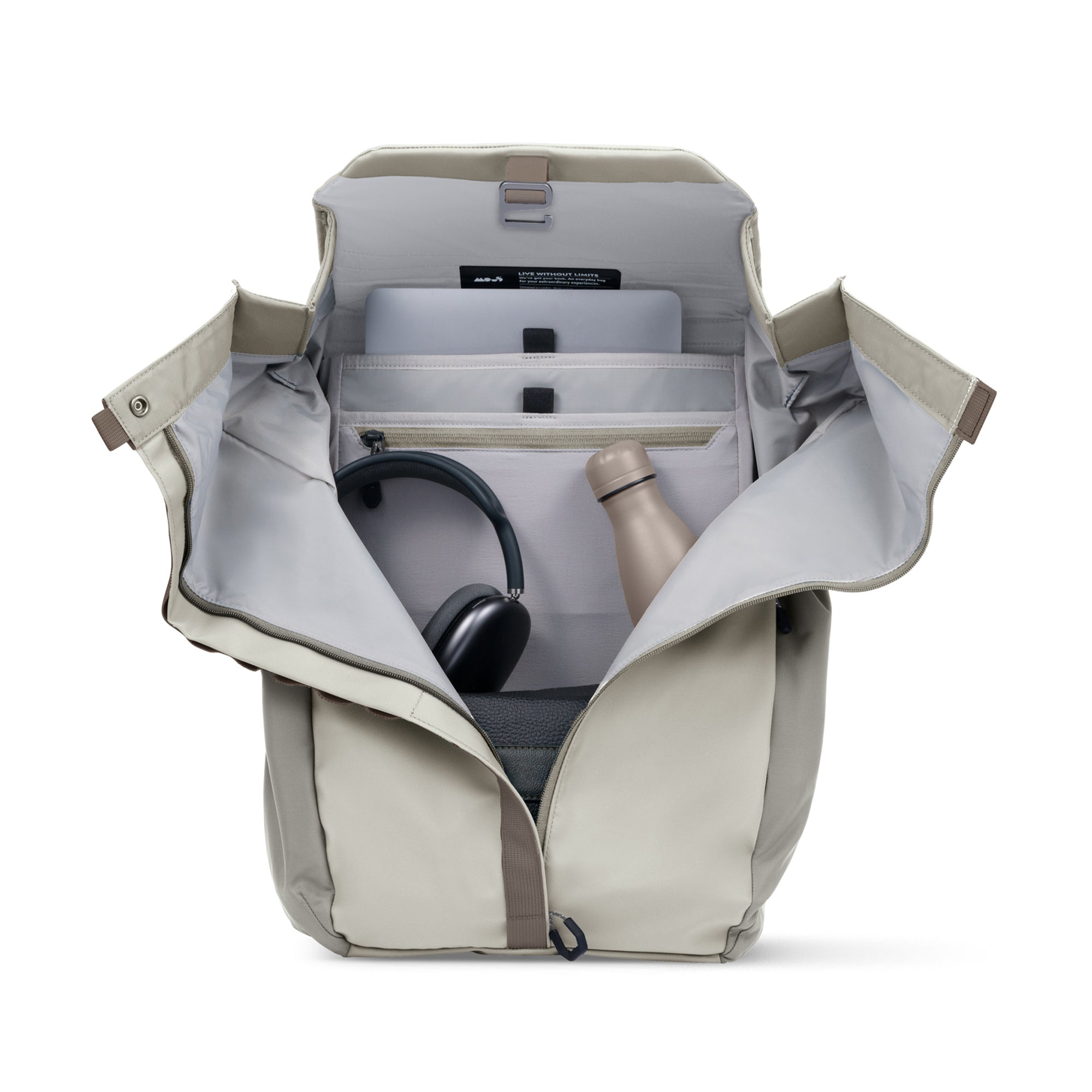 mous-day-sac-dos-20-litres-stone-flap-beige-d-perlant image 3