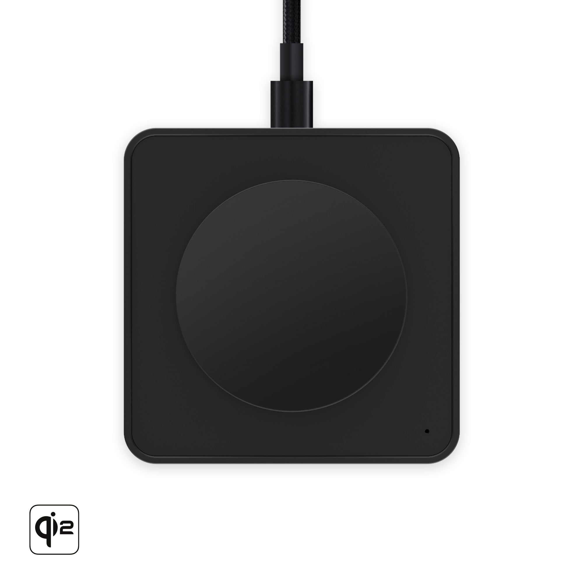 mous-charging-pad-qi2-15w-chargeur-sans-fil-noir-mat-magsafe-compatible image 1