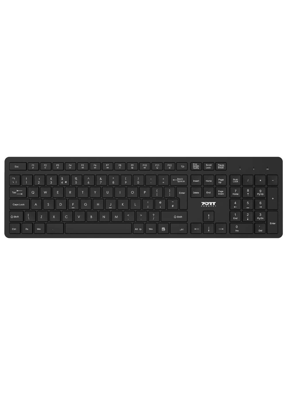 port-designs-port-connect-executive-slim-clavier-bluetooth-5-0-azerty-noir image 7