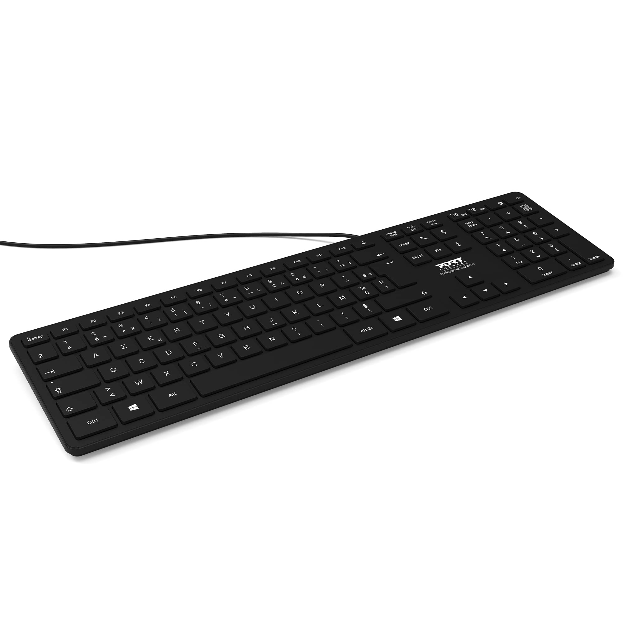 port-designs-port-connect-clavier-de-bureau-usb-a-azerty-104-touches-noir image 7