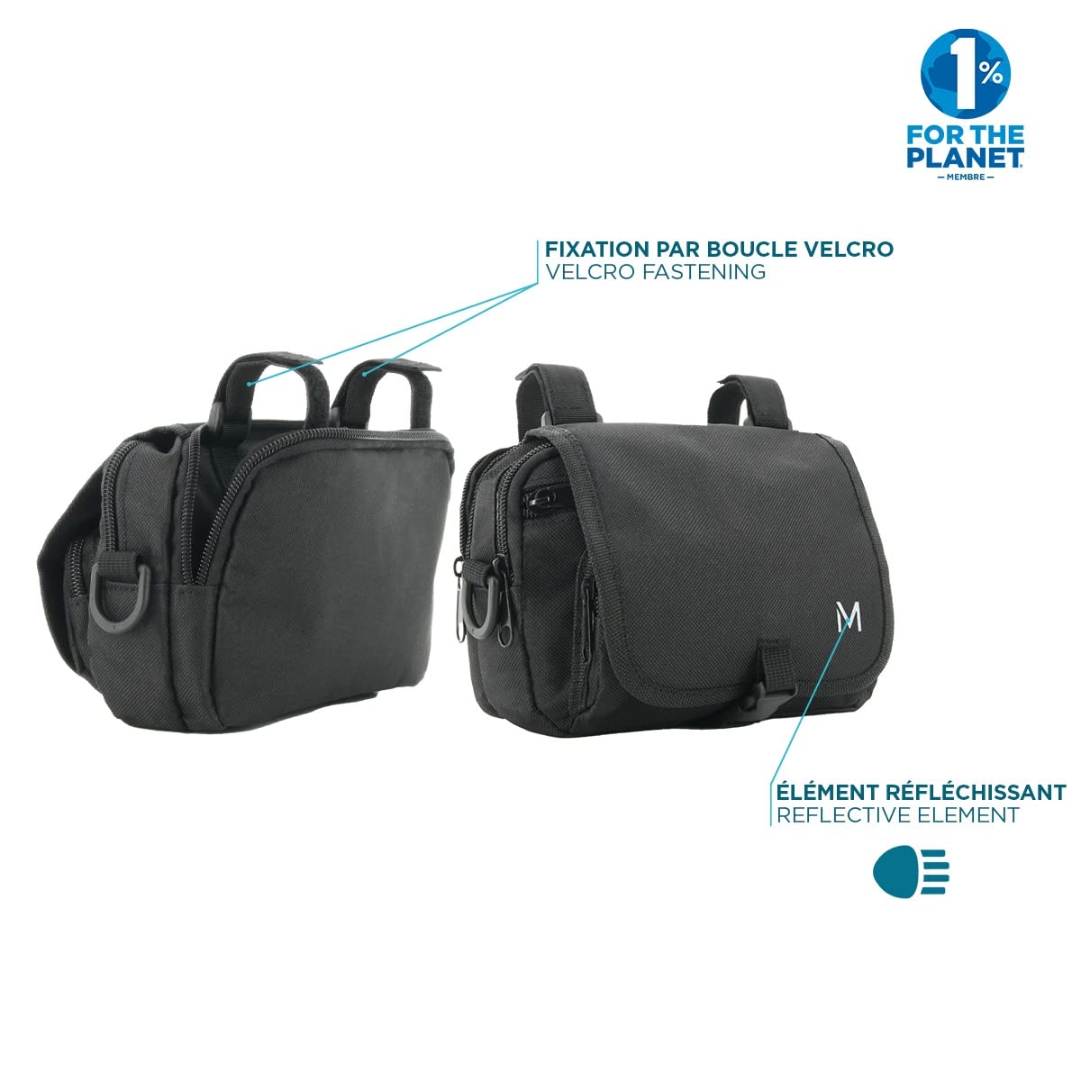 mobilis-sacoche-de-guidon-v-lo-2-litres-d-perlante-avec-bandouli-re-noir image 5