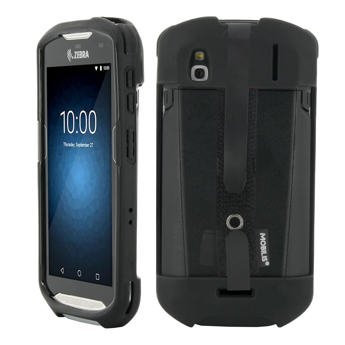 mobilis-protech-coque-noire-pour-zebra-tc51-tc52-tc56-tc57-dragonne image 1