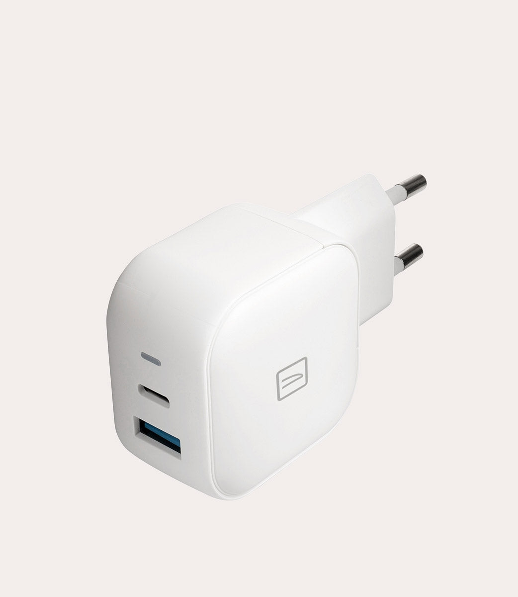 tucano-38w-usb-gan-chargeur-mural-double-usb-a-usb-c image 1