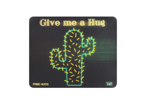 t-nb-tapis-de-souris-neon-cactus-ultra-fin image 1