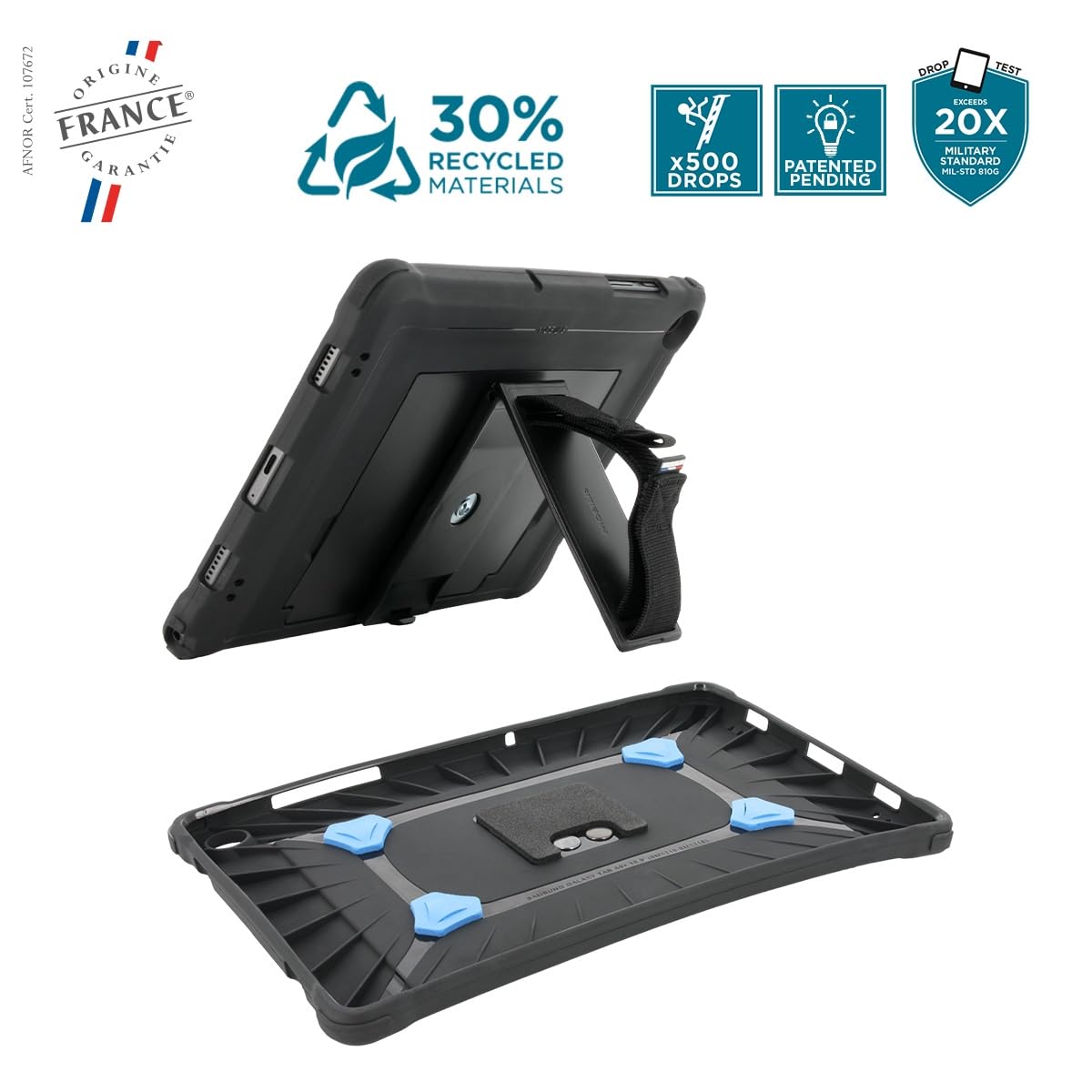 mobilis-protech-coque-renforc-e-galaxy-tab-a9-11-sm-x210-sm-x216-tr-pied-patte-3 image 2