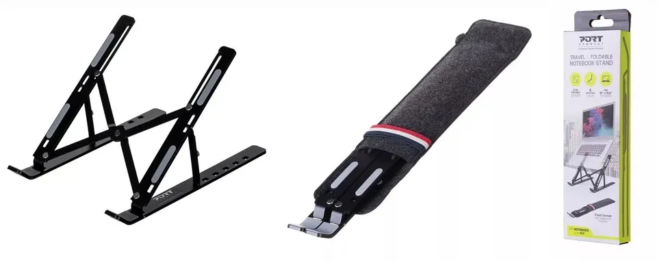 port-designs-port-connect-support-de-voyage-pliable-alu-10-15-6-pouces-tablette image 1