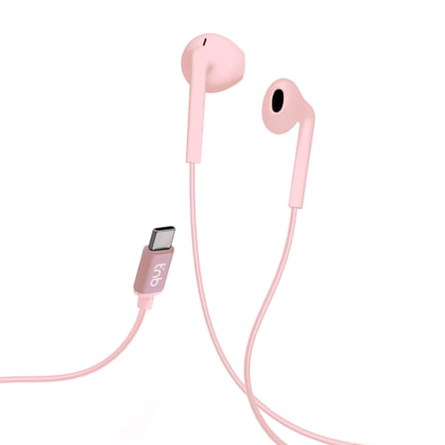 t-nb-c-buds-couteurs-filaires-usb-c-rose image 1