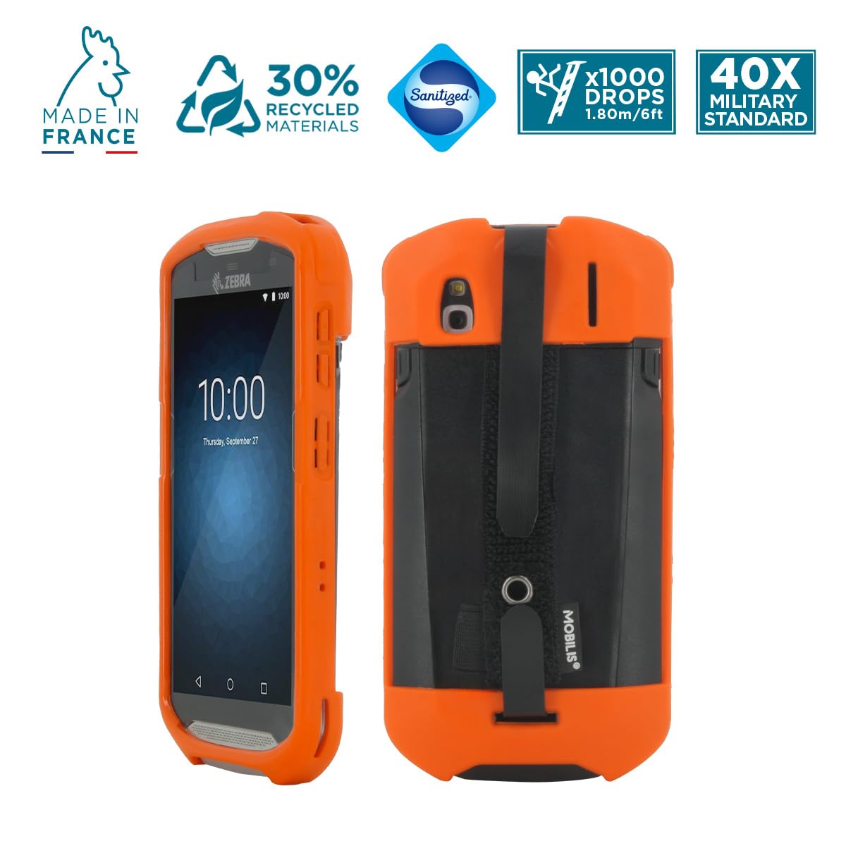 mobilis-protech-coque-haute-visibilit-pour-zebra-tc51-tc52-tc56-tc57-dragonne image 2