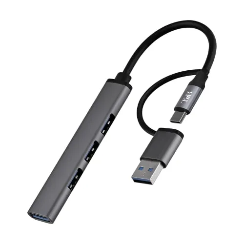 t-nb-hub-ultra-slim-usb-a-et-usb-c-vers-4x-usb-a-5-gbps image 1