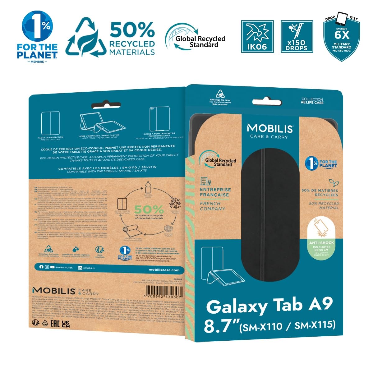mobilis-origine-coque-co-con-ue-pour-galaxy-tab-a9-8-7-sm-x110-sm-x115-noire image 6
