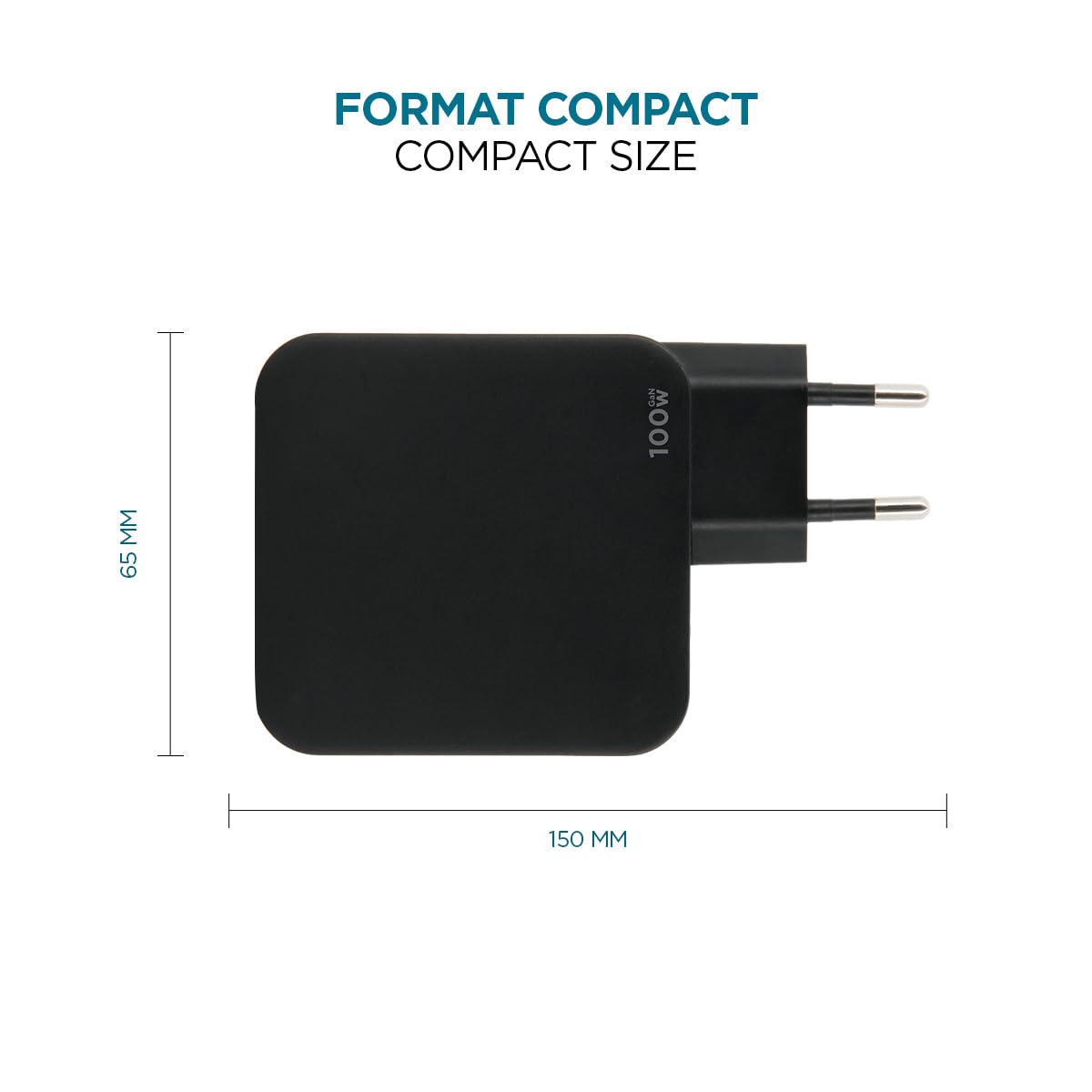 mobilis-chargeur-secteur-gan-100w-2-usb-c-1-usb-a-avec-c-ble-2m image 5