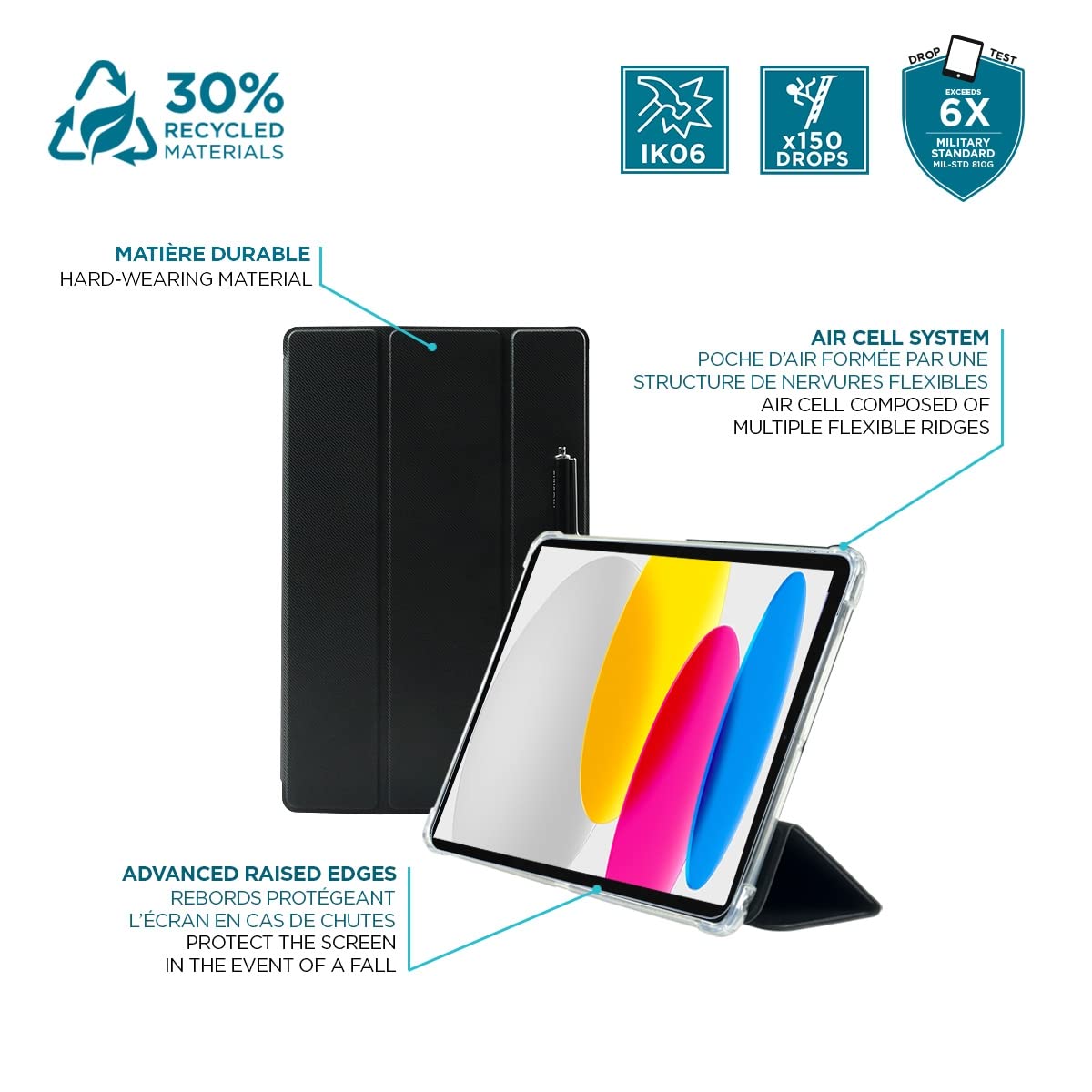 mobilis-activ-coque-pour-ipad-10-9-10e-g-n-2022-a2696-a2757-a2777-transparent-no image 4