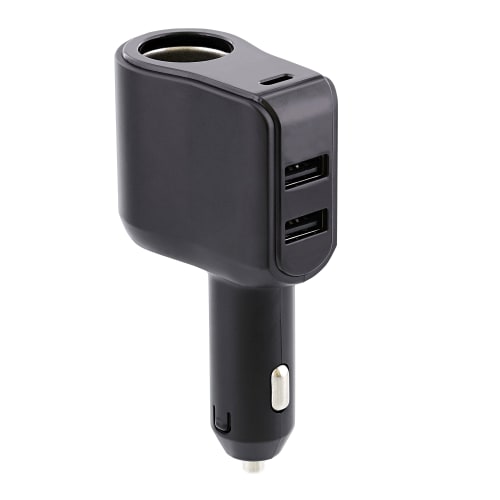 t-nb-chargeur-allume-cigare-4-en-1-2x-usb-a-usb-c-30w-prise image 1