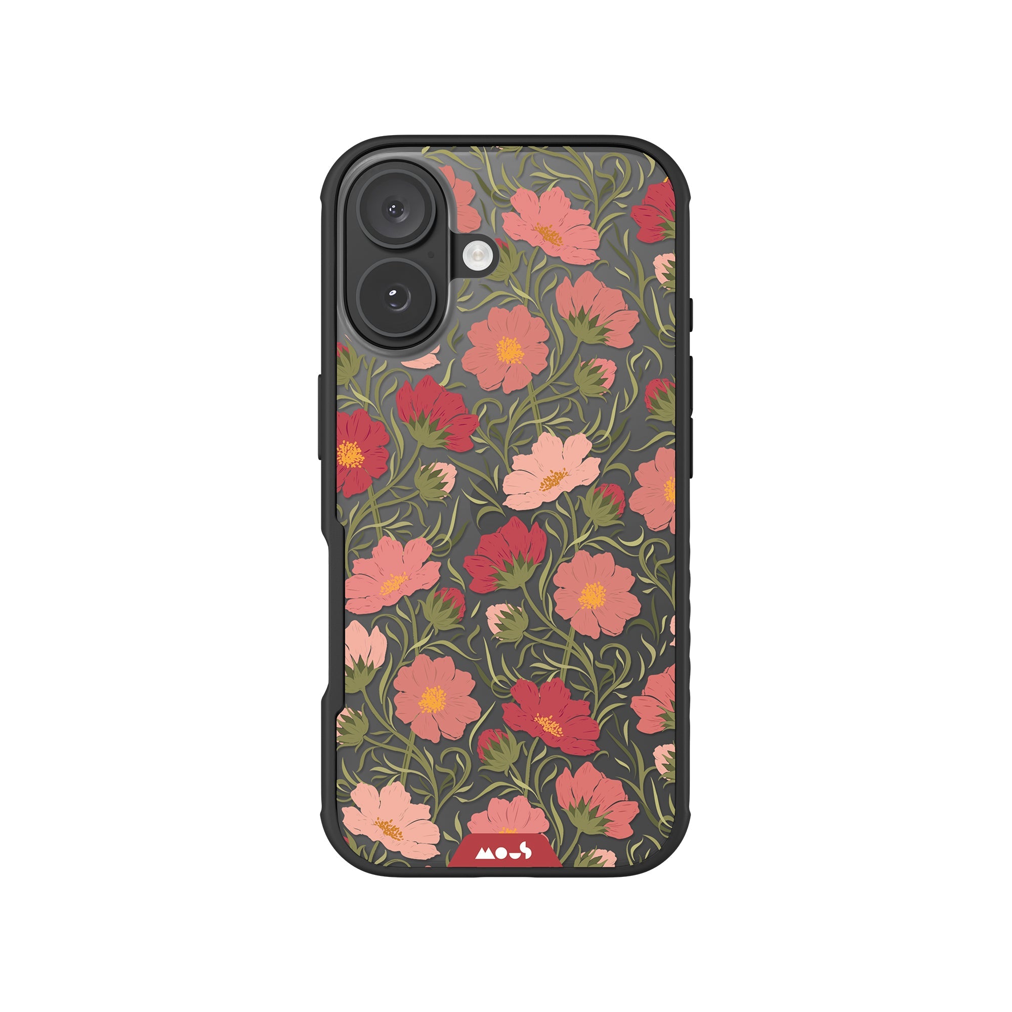 mous-cosmos-pink-coque-de-protection-iphone-12-iphone-12-mini-fleurs image 2