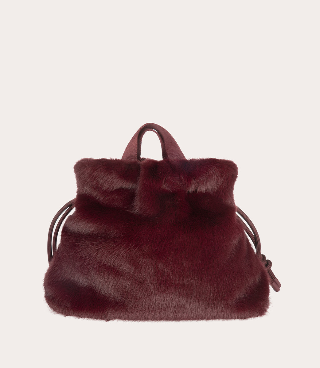 tucano-nina-fur-sac-de-beaut-fausse-fourrure-cordon image 8