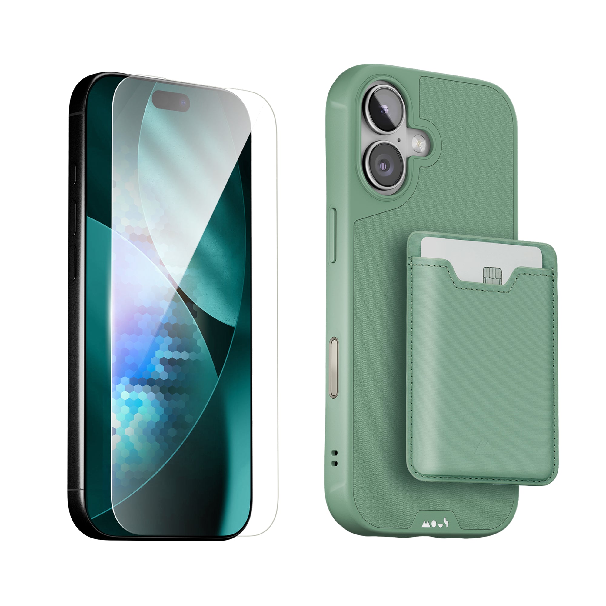 mous-apple-starter-kit-coque-limitless-sage-prot-ge-cran-pour-iphone-17 image 7
