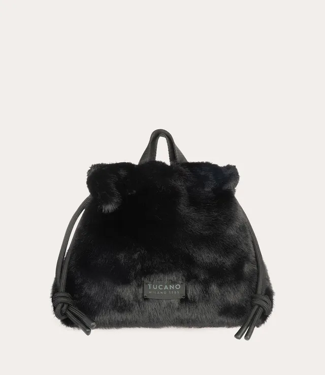 tucano-nina-fur-sac-de-beaut-fausse-fourrure-cordon image 1